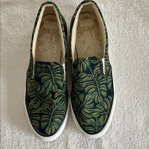 Keds Green Leaf Print Women's Sneakers